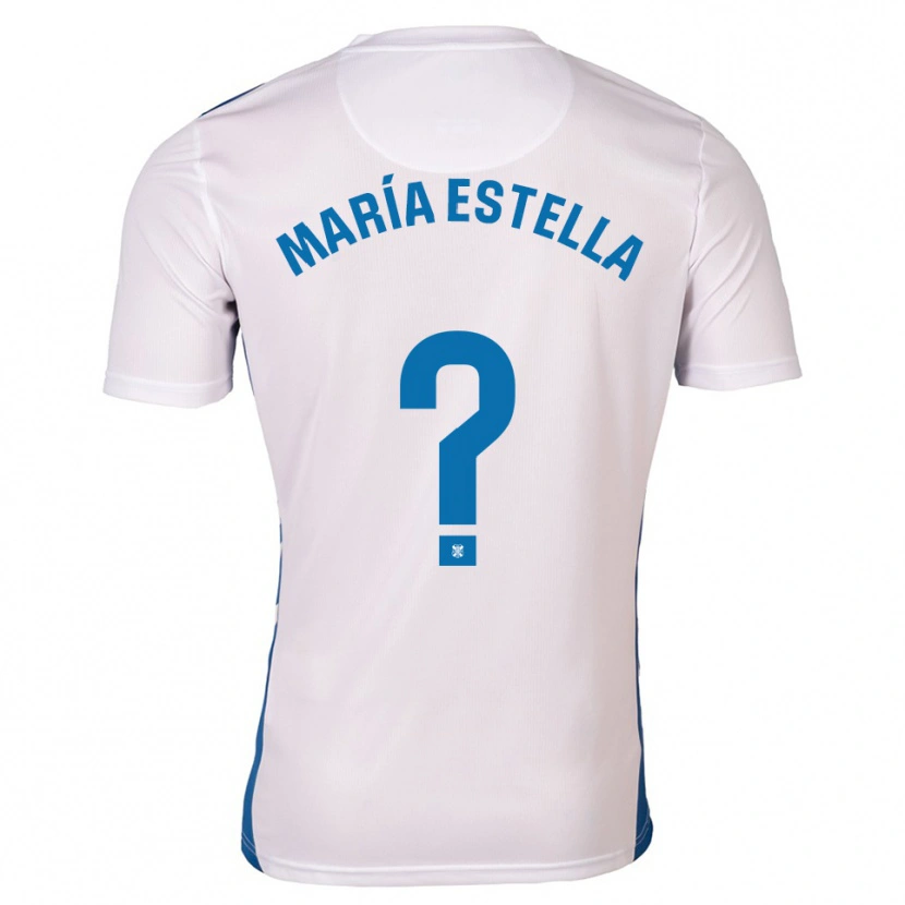 Danxen Herren María Estella Del Valle #0 Weiß Blau Heimtrikot Trikot 2025/26 T-Shirt Schweiz