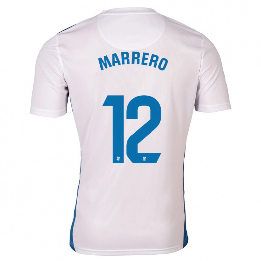 Danxen Herren Marcos Marrero #12 Weiß Blau Heimtrikot Trikot 2025/26 T-Shirt Schweiz