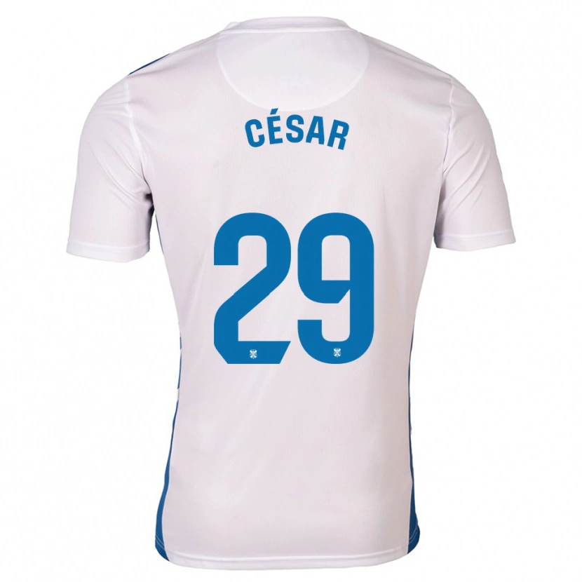 Danxen Herren César Álvarez #29 Weiß Blau Heimtrikot Trikot 2025/26 T-Shirt Schweiz