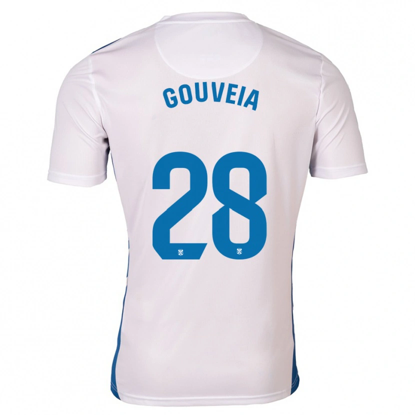 Danxen Herren Diego Gouveia #28 Weiß Blau Heimtrikot Trikot 2025/26 T-Shirt Schweiz