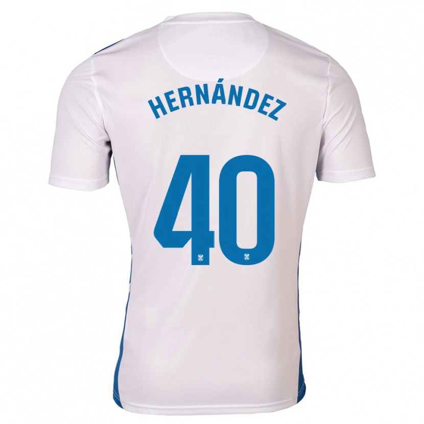 Danxen Herren Christian Hernández #40 Weiß Blau Heimtrikot Trikot 2025/26 T-Shirt Schweiz