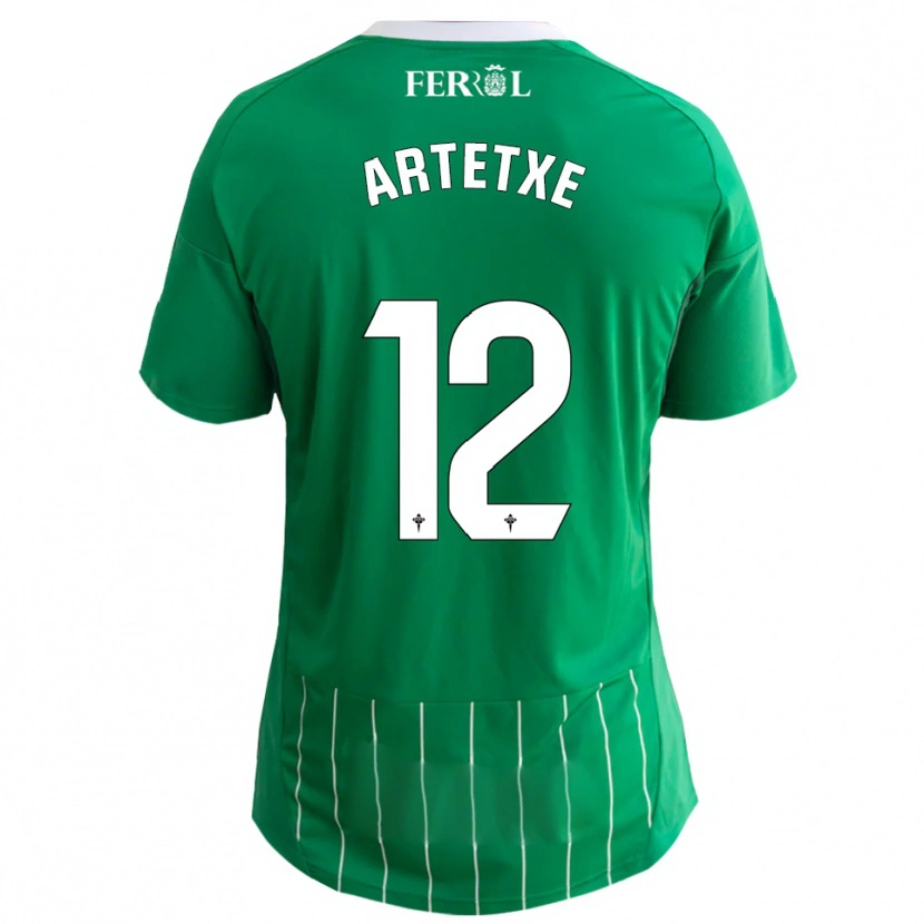 Danxen Herren Markel Artetxe #12 Grün Weiß Heimtrikot Trikot 2025/26 T-Shirt Schweiz