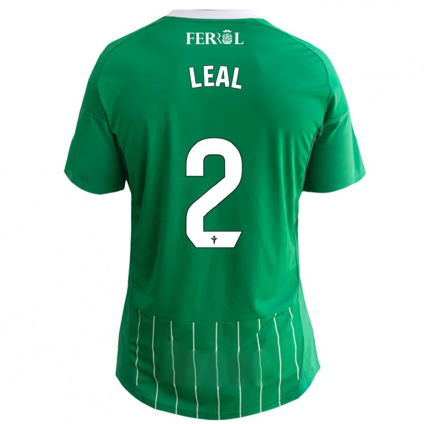 Danxen Herren Miguel Leal #2 Grün Weiß Heimtrikot Trikot 2025/26 T-Shirt Schweiz