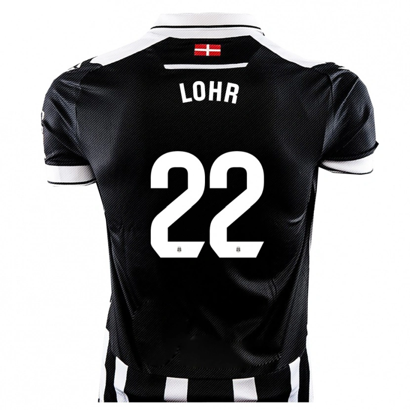 Danxen Herren Luca Lohr #22 Schwarz Weiß Heimtrikot Trikot 2025/26 T-Shirt Schweiz