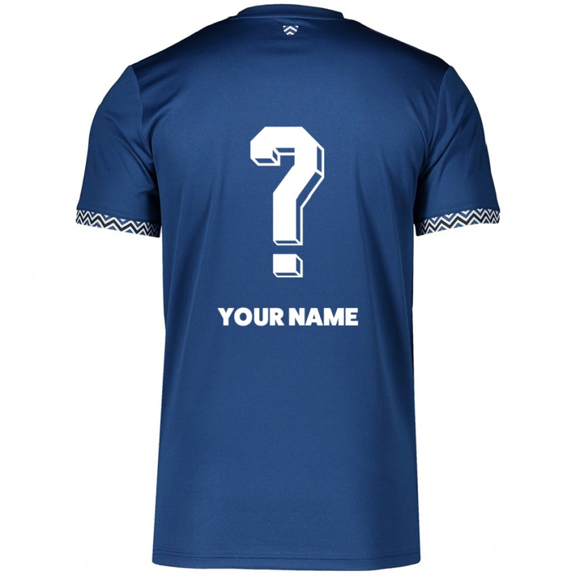 Danxen Herren Ihren Namen #0 Marineblau Weiß Heimtrikot Trikot 2025/26 T-Shirt Schweiz