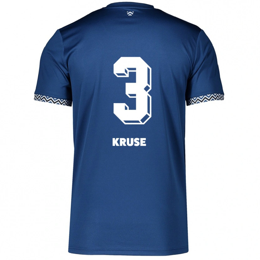 Danxen Herren Konrad Kruse #3 Marineblau Weiß Heimtrikot Trikot 2025/26 T-Shirt Schweiz