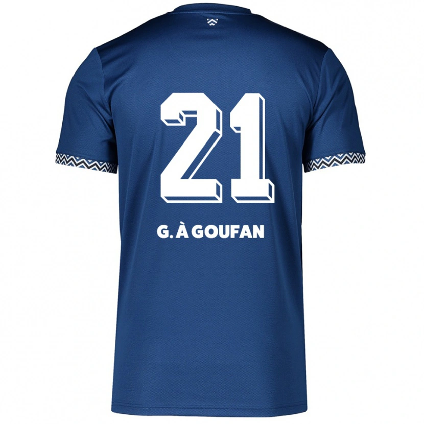 Danxen Herren Marc Gouiffe À Goufan #21 Marineblau Weiß Heimtrikot Trikot 2025/26 T-Shirt Schweiz