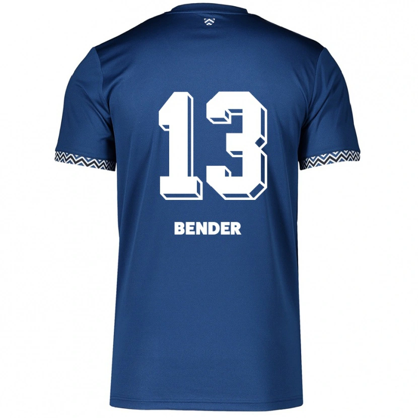 Danxen Herren Grit Bender #13 Marineblau Weiß Heimtrikot Trikot 2025/26 T-Shirt Schweiz