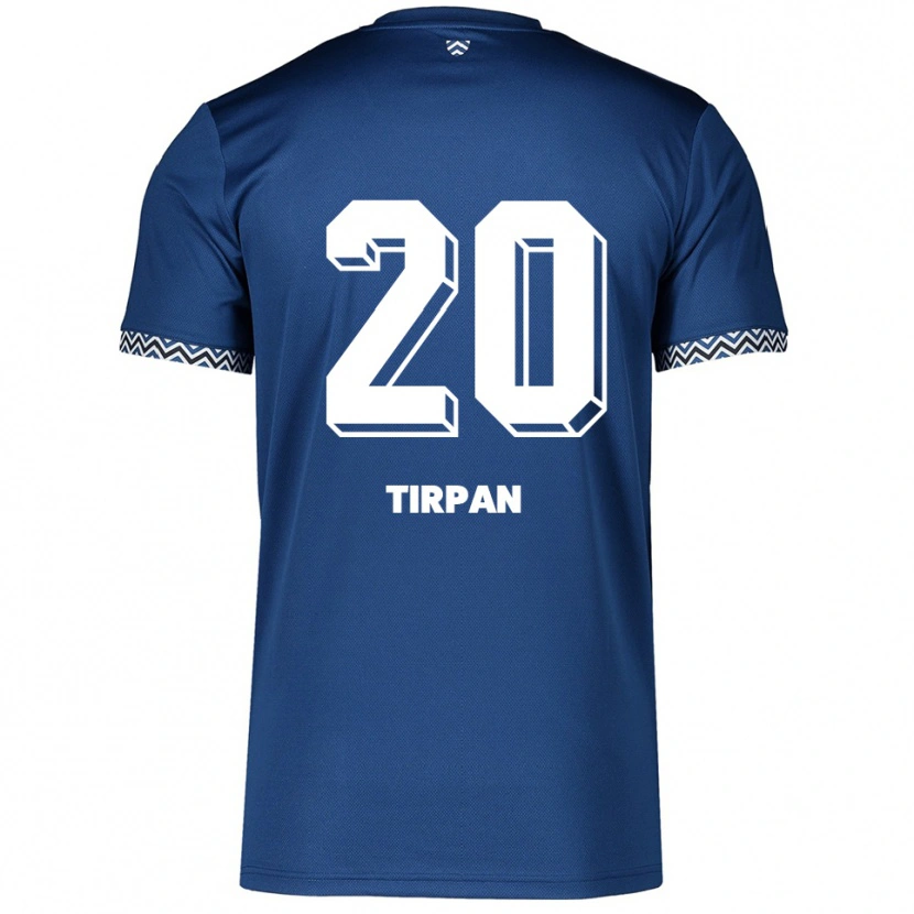 Danxen Herren Efe Tirpan #20 Marineblau Weiß Heimtrikot Trikot 2025/26 T-Shirt Schweiz