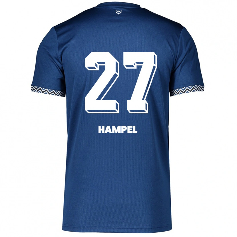 Danxen Herren Jocelyn Hampel #27 Marineblau Weiß Heimtrikot Trikot 2025/26 T-Shirt Schweiz