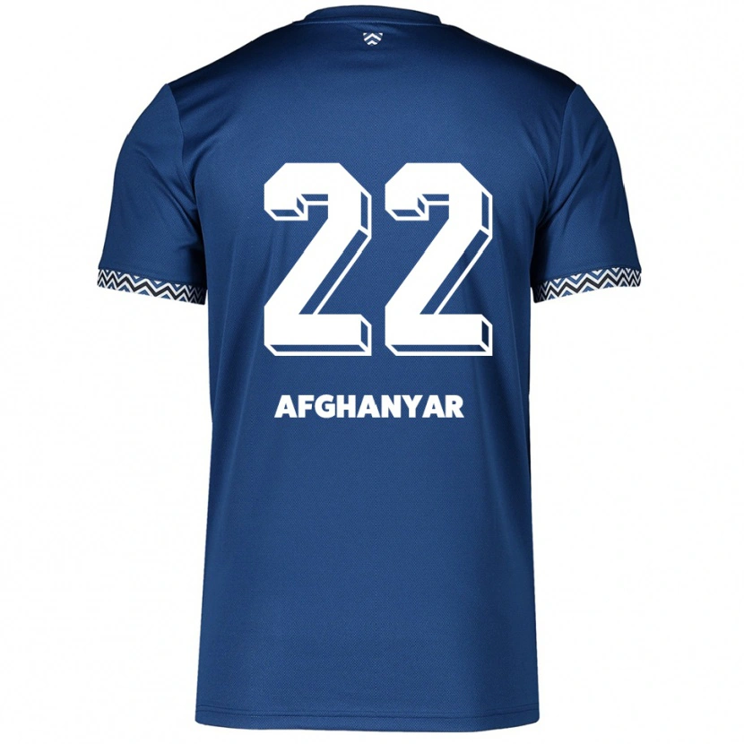 Danxen Herren Bellal Afghanyar #22 Marineblau Weiß Heimtrikot Trikot 2025/26 T-Shirt Schweiz