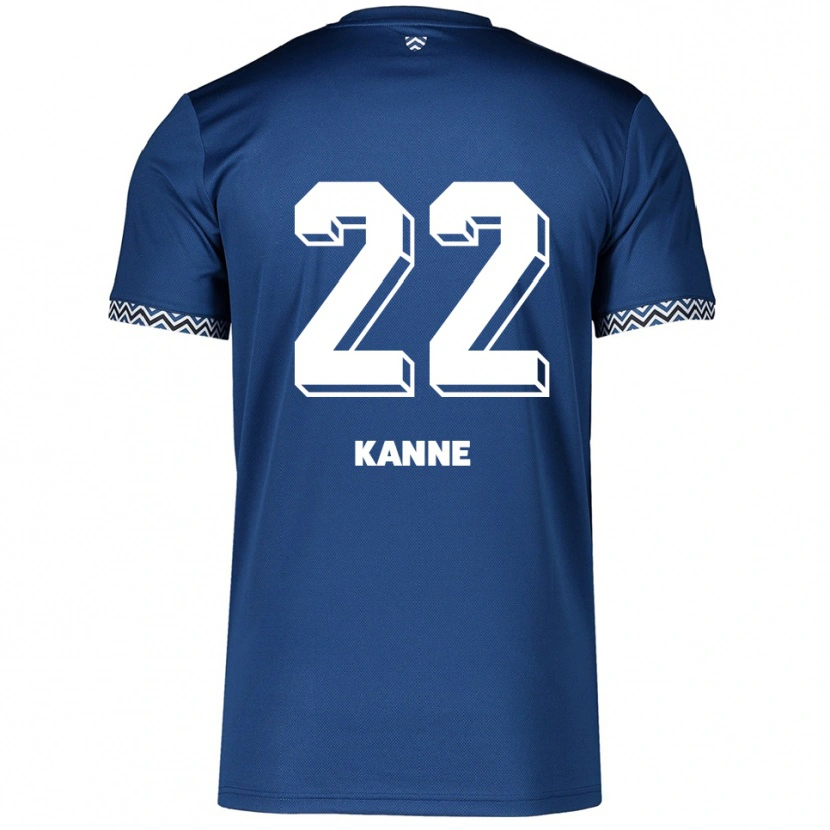 Danxen Herren Louis Kanne #22 Marineblau Weiß Heimtrikot Trikot 2025/26 T-Shirt Schweiz