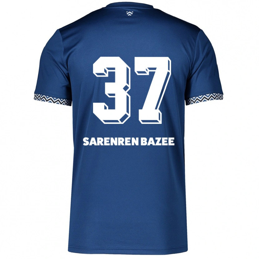 Danxen Herren Noah Sarenren Bazee #37 Marineblau Weiß Heimtrikot Trikot 2025/26 T-Shirt Schweiz