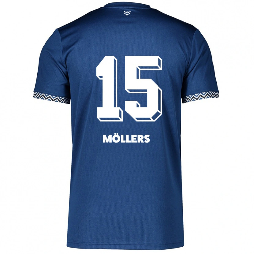 Danxen Herren Niklas Möllers #15 Marineblau Weiß Heimtrikot Trikot 2025/26 T-Shirt Schweiz