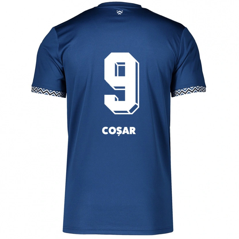 Danxen Herren Tanay Coşar #9 Marineblau Weiß Heimtrikot Trikot 2025/26 T-Shirt Schweiz