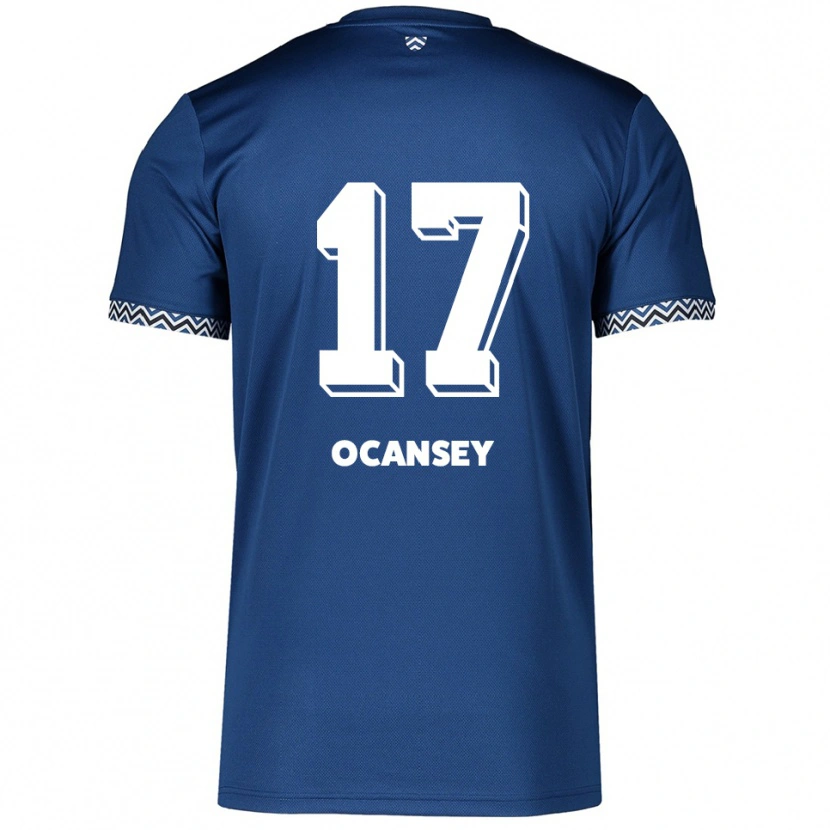 Danxen Herren Vincent Ocansey #17 Marineblau Weiß Heimtrikot Trikot 2025/26 T-Shirt Schweiz
