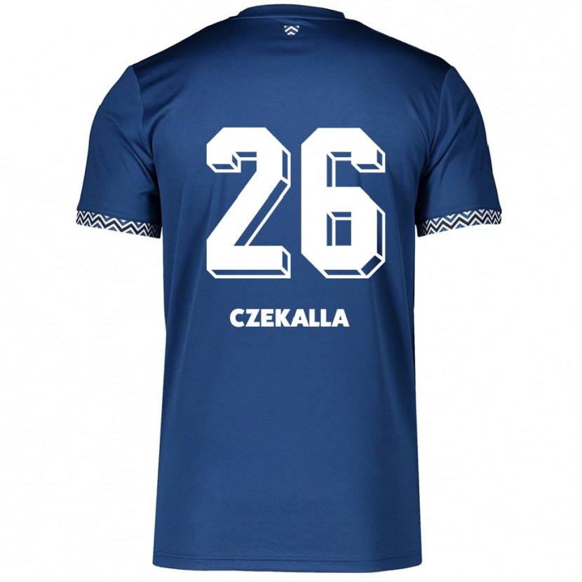 Danxen Herren Anna Czekalla #26 Marineblau Weiß Heimtrikot Trikot 2025/26 T-Shirt Schweiz