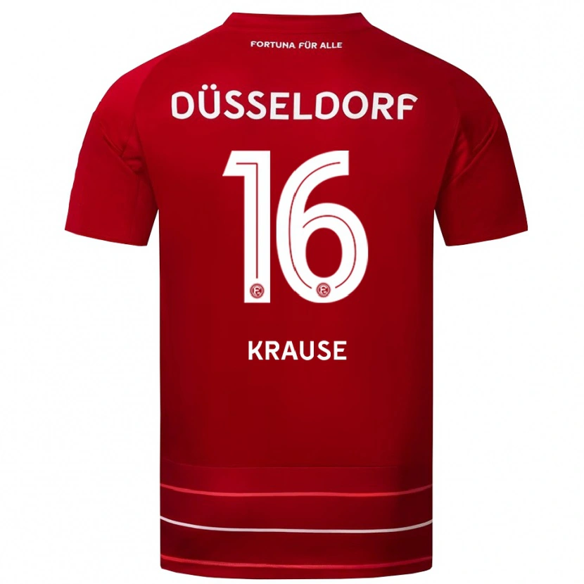 Danxen Herren Arno Krause #16 Rot Weiß Heimtrikot Trikot 2025/26 T-Shirt Schweiz