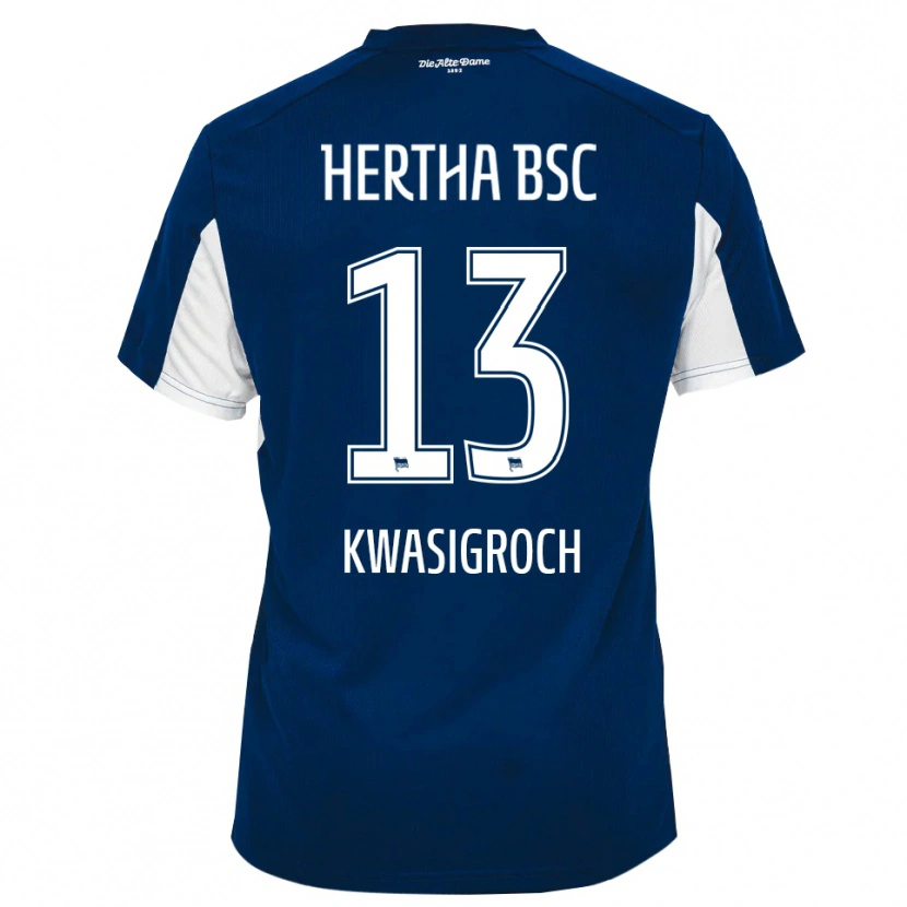 Danxen Herren Robert Kwasigroch #13 Weiß Blau Heimtrikot Trikot 2025/26 T-Shirt Schweiz
