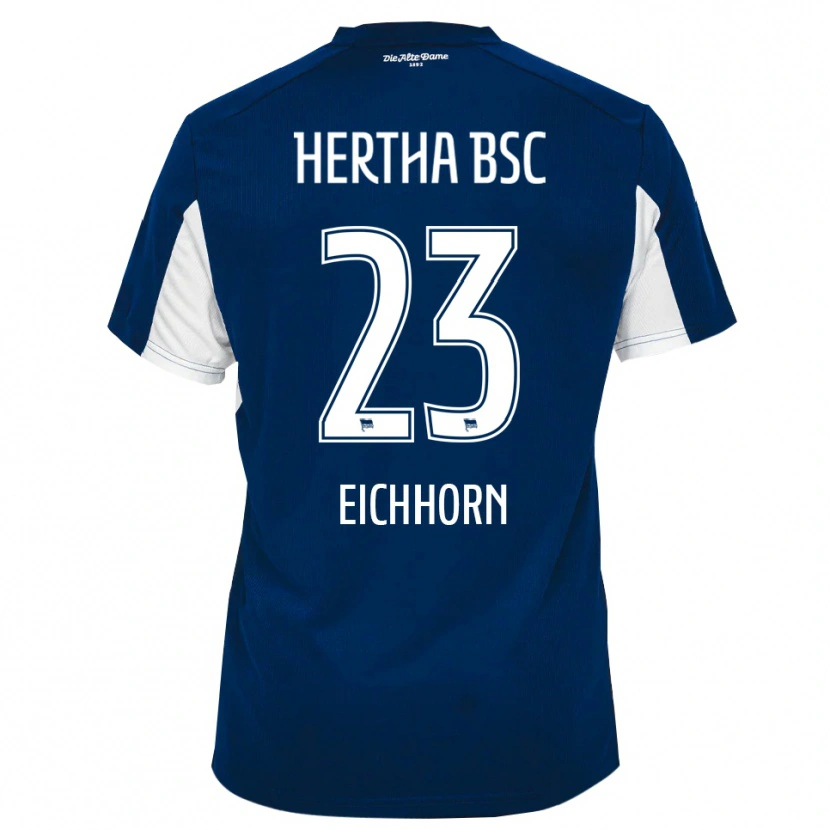 Danxen Herren Kennet Eichhorn #23 Weiß Blau Heimtrikot Trikot 2025/26 T-Shirt Schweiz