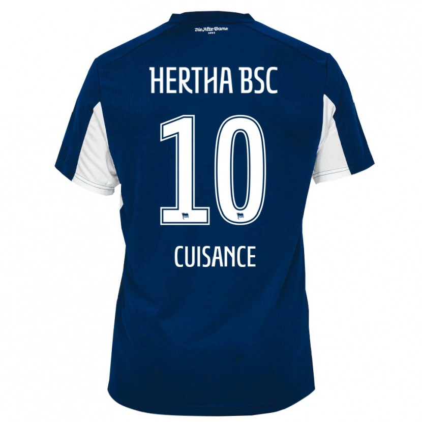 Danxen Herren Michaël Cuisance #10 Weiß Blau Heimtrikot Trikot 2025/26 T-Shirt Schweiz