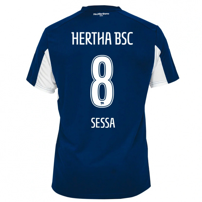 Danxen Herren Kevin Sessa #8 Weiß Blau Heimtrikot Trikot 2025/26 T-Shirt Schweiz