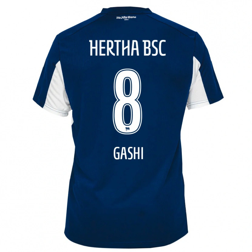 Danxen Herren Diart Gashi #8 Weiß Blau Heimtrikot Trikot 2025/26 T-Shirt Schweiz