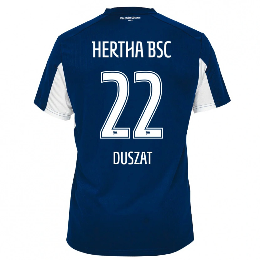 Danxen Herren Sarah Duszat #22 Weiß Blau Heimtrikot Trikot 2025/26 T-Shirt Schweiz