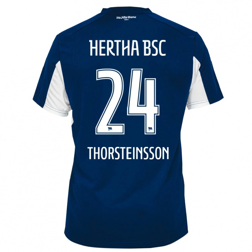 Danxen Herren Jón Dagur Thorsteinsson #24 Weiß Blau Heimtrikot Trikot 2025/26 T-Shirt Schweiz