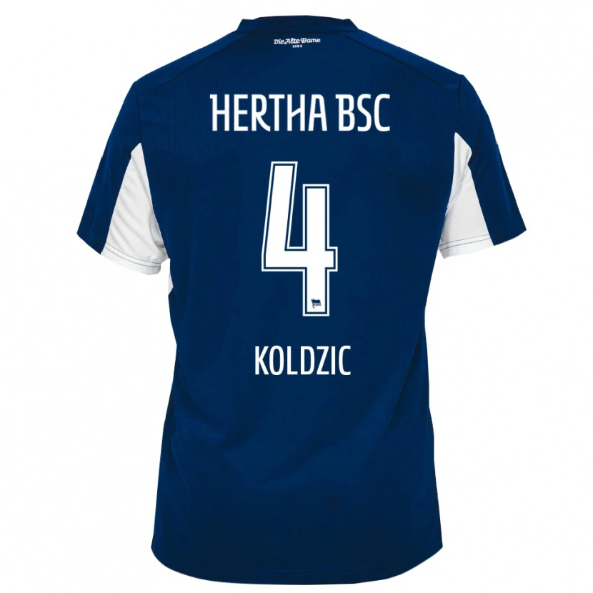 Danxen Herren Denis Koldzic #4 Weiß Blau Heimtrikot Trikot 2025/26 T-Shirt Schweiz