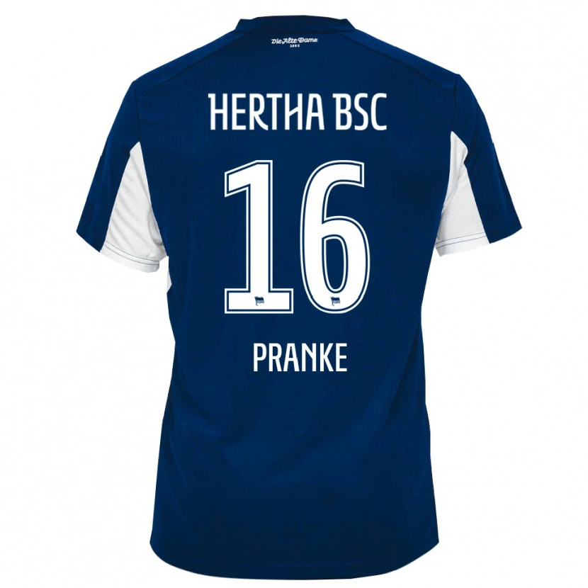 Danxen Herren Mare Pranke #16 Weiß Blau Heimtrikot Trikot 2025/26 T-Shirt Schweiz