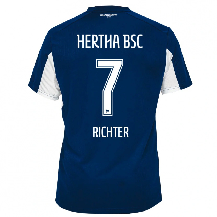 Danxen Herren Joel Richter #7 Weiß Blau Heimtrikot Trikot 2025/26 T-Shirt Schweiz