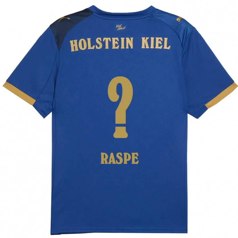 Danxen Herren Maximilian Raspe #0 Blau Gold Heimtrikot Trikot 2025/26 T-Shirt Schweiz