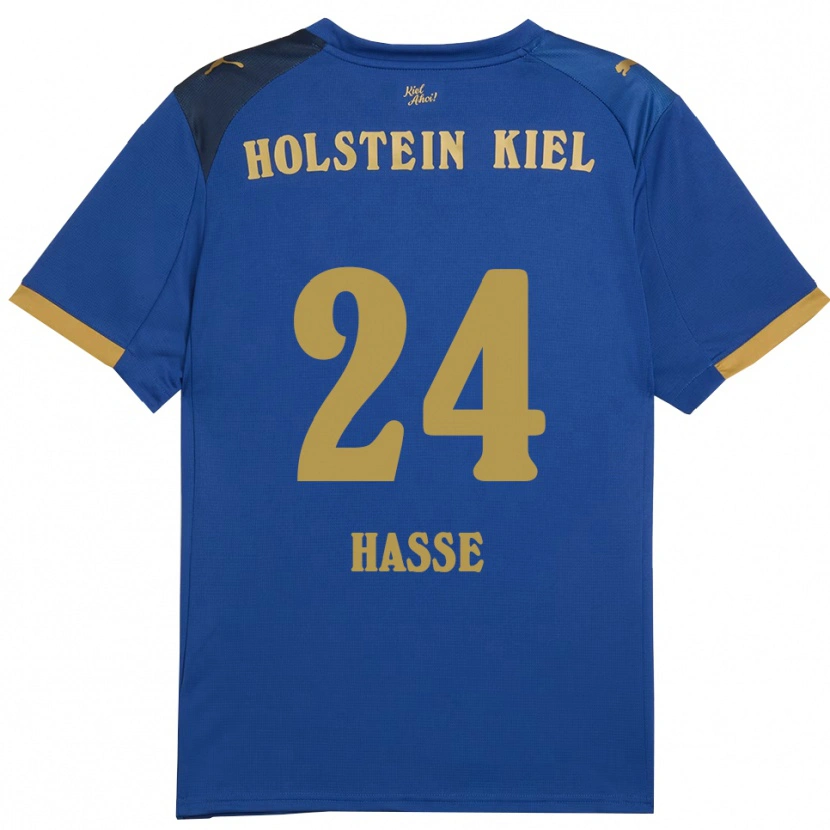Danxen Herren Kira Hasse #24 Blau Gold Heimtrikot Trikot 2025/26 T-Shirt Schweiz
