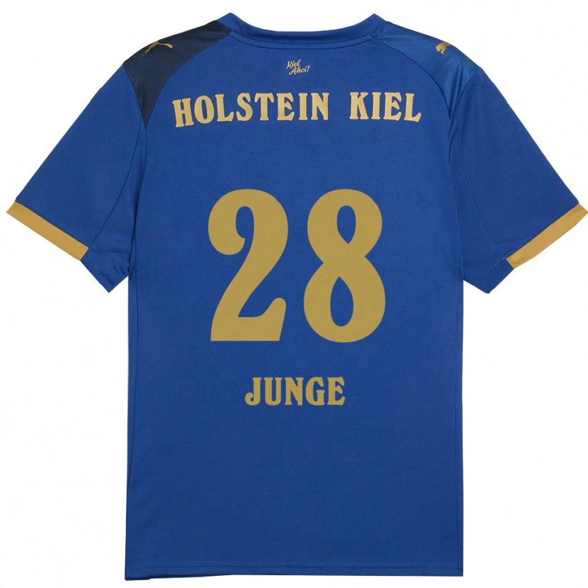 Danxen Herren Leland-Jordan Junge #28 Blau Gold Heimtrikot Trikot 2025/26 T-Shirt Schweiz