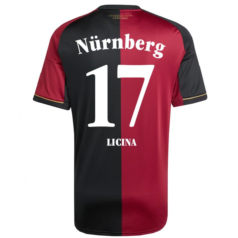 Danxen Herren Selma Licina #17 Burgunder Schwarz Heimtrikot Trikot 2025/26 T-Shirt Schweiz
