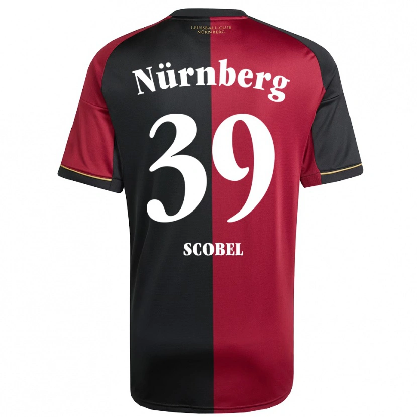 Danxen Herren Piet Scobel #39 Burgunder Schwarz Heimtrikot Trikot 2025/26 T-Shirt Schweiz