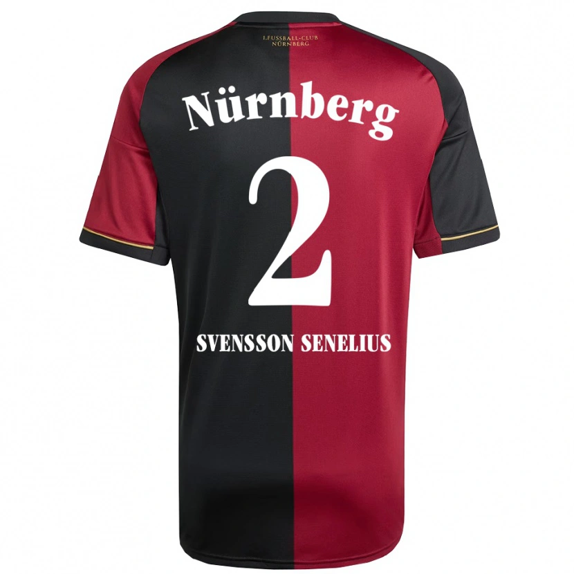 Danxen Herren Klara Svensson Senelius #2 Burgunder Schwarz Heimtrikot Trikot 2025/26 T-Shirt Schweiz