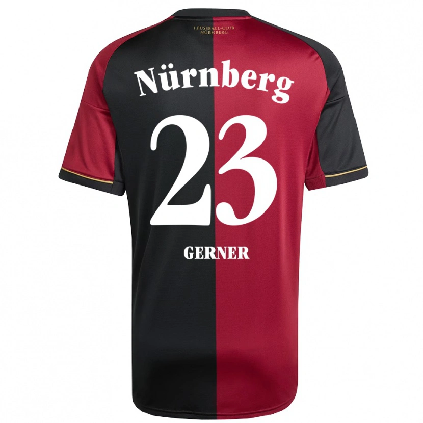 Danxen Herren Lucas Gerner #23 Burgunder Schwarz Heimtrikot Trikot 2025/26 T-Shirt Schweiz