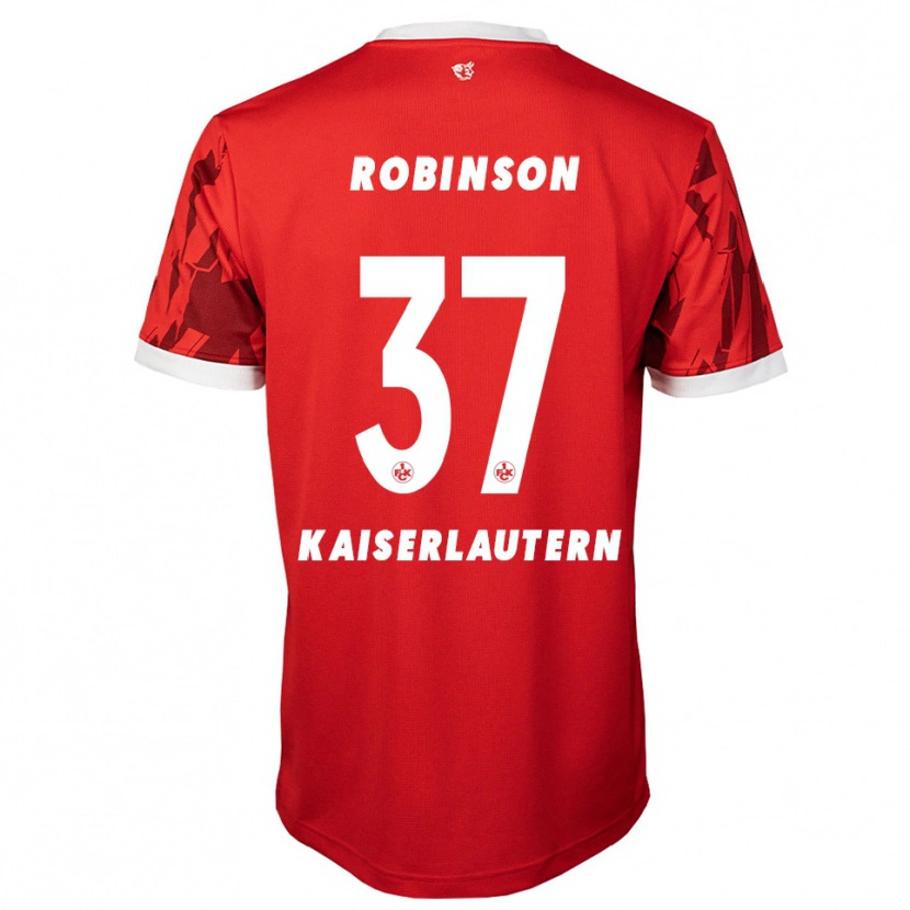 Danxen Herren Leon Robinson #37 Rot Weiß Heimtrikot Trikot 2025/26 T-Shirt Schweiz