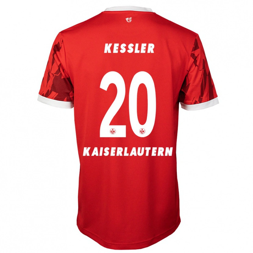 Danxen Herren Louis Keßler #20 Rot Weiß Heimtrikot Trikot 2025/26 T-Shirt Schweiz