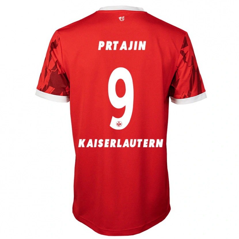 Danxen Herren Ivan Prtajin #9 Rot Weiß Heimtrikot Trikot 2025/26 T-Shirt Schweiz