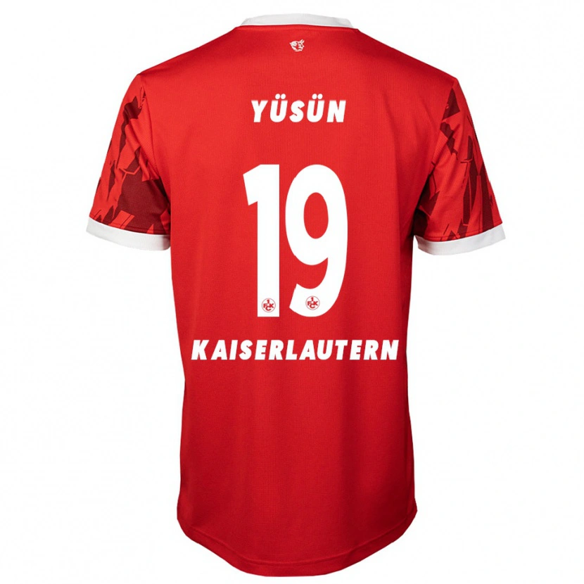 Danxen Herren Marvin Yüsün #19 Rot Weiß Heimtrikot Trikot 2025/26 T-Shirt Schweiz