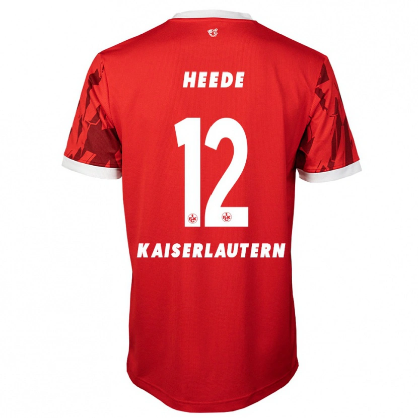 Danxen Herren Jannis Heede #12 Rot Weiß Heimtrikot Trikot 2025/26 T-Shirt Schweiz