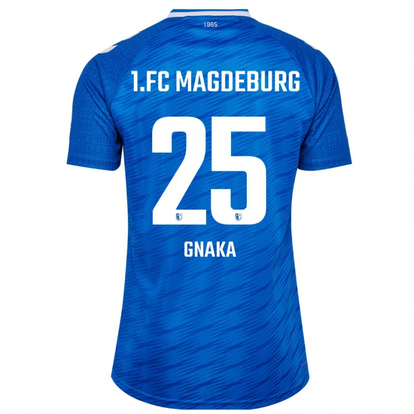 Danxen Herren Silas Gnaka #25 Blau Weiß Heimtrikot Trikot 2025/26 T-Shirt Schweiz