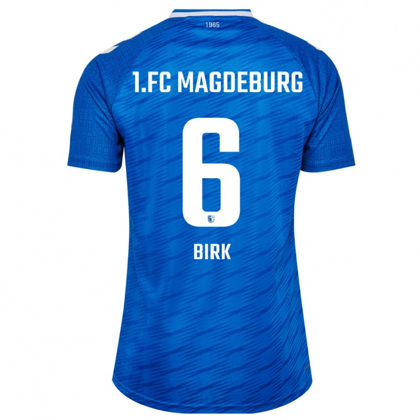 Danxen Herren Timo Birk #6 Blau Weiß Heimtrikot Trikot 2025/26 T-Shirt Schweiz