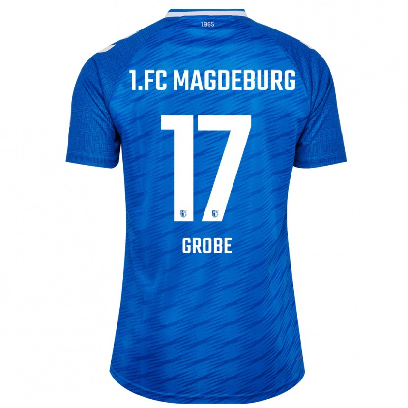 Danxen Herren Theresa Grobe #17 Blau Weiß Heimtrikot Trikot 2025/26 T-Shirt Schweiz