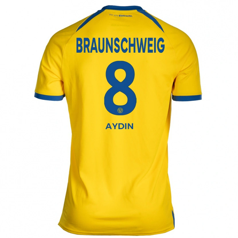 Danxen Herren Mehmet Aydin #8 Gelb Blau Heimtrikot Trikot 2025/26 T-Shirt Schweiz