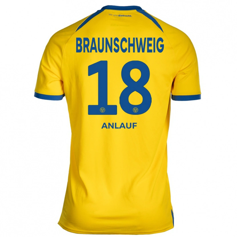 Danxen Herren Lennox Anlauf #18 Gelb Blau Heimtrikot Trikot 2025/26 T-Shirt Schweiz