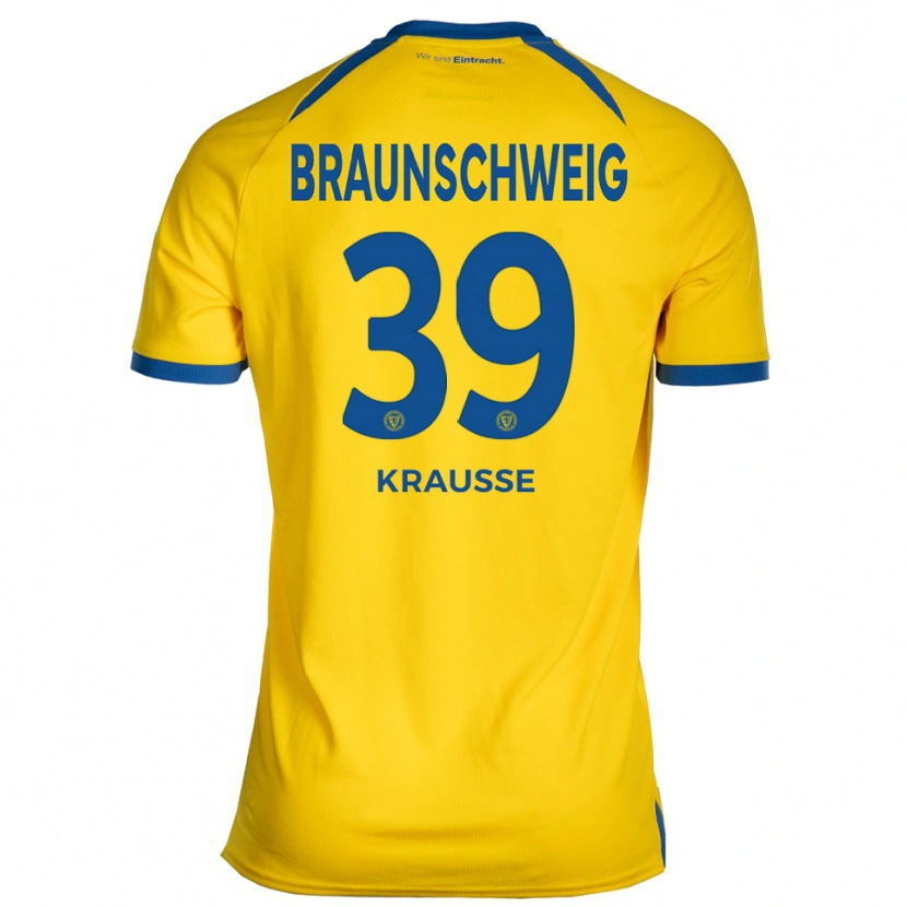 Danxen Herren Robin Krauße #39 Gelb Blau Heimtrikot Trikot 2025/26 T-Shirt Schweiz